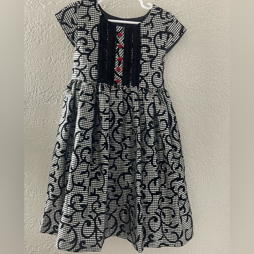 George Black/White Formal‎ Kids Dress Size 6